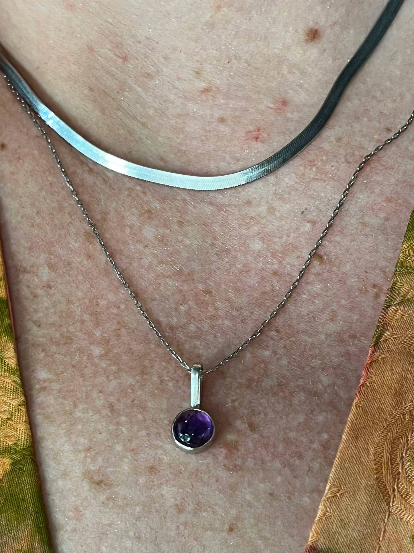 Silver Herringbone Chain