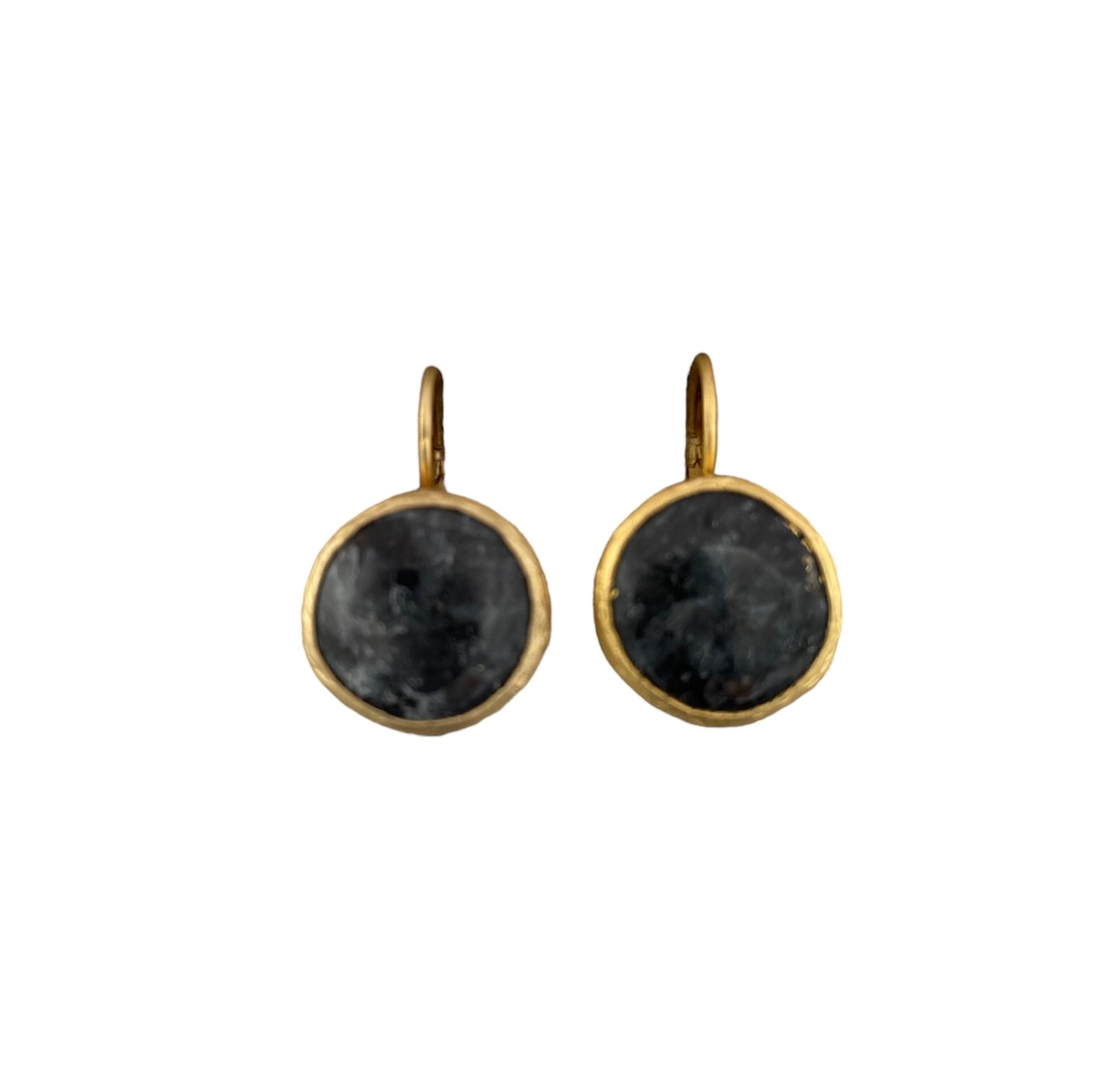 Agate French Clip Drop Earrings