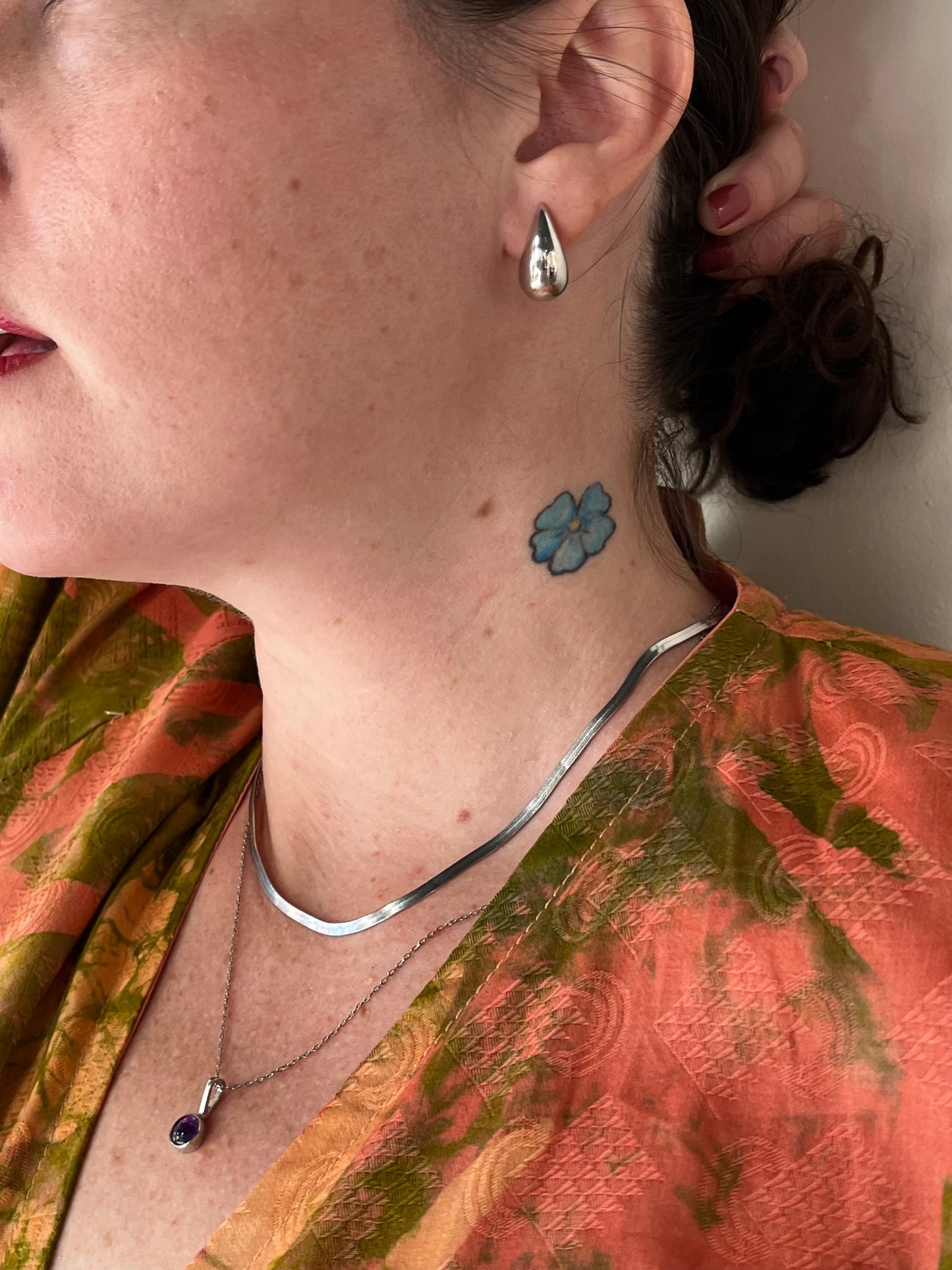 Silver Herringbone Chain