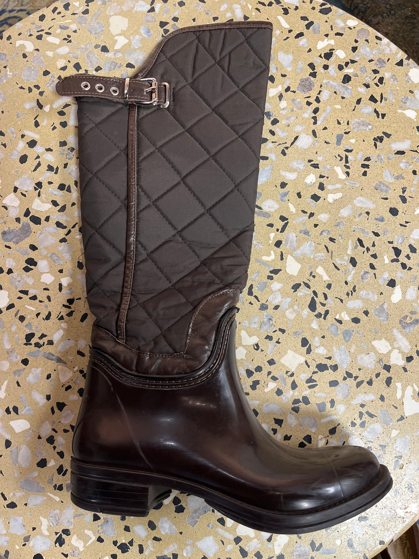 Brown Rain Boots