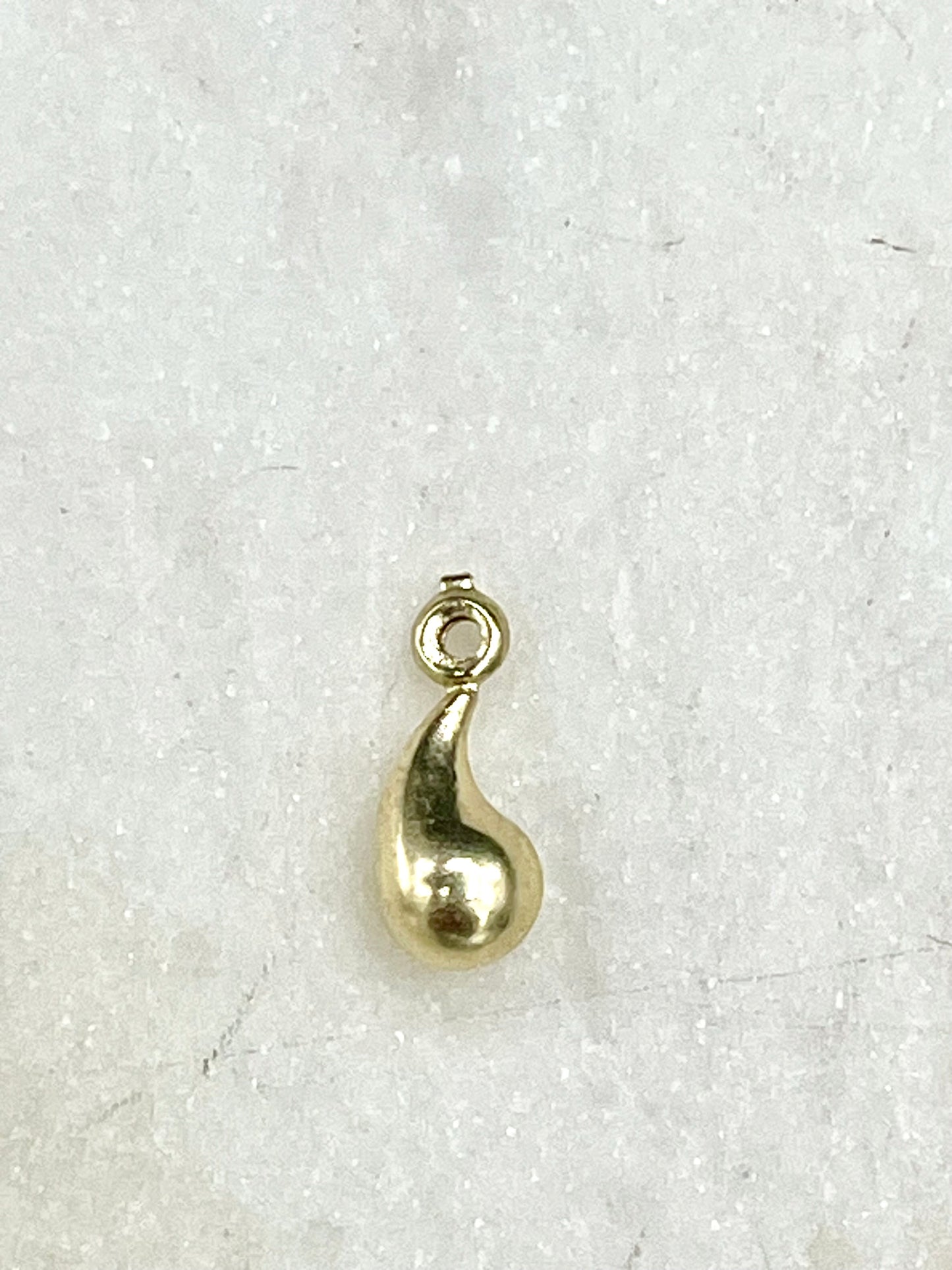 Gold TearDrop Charm