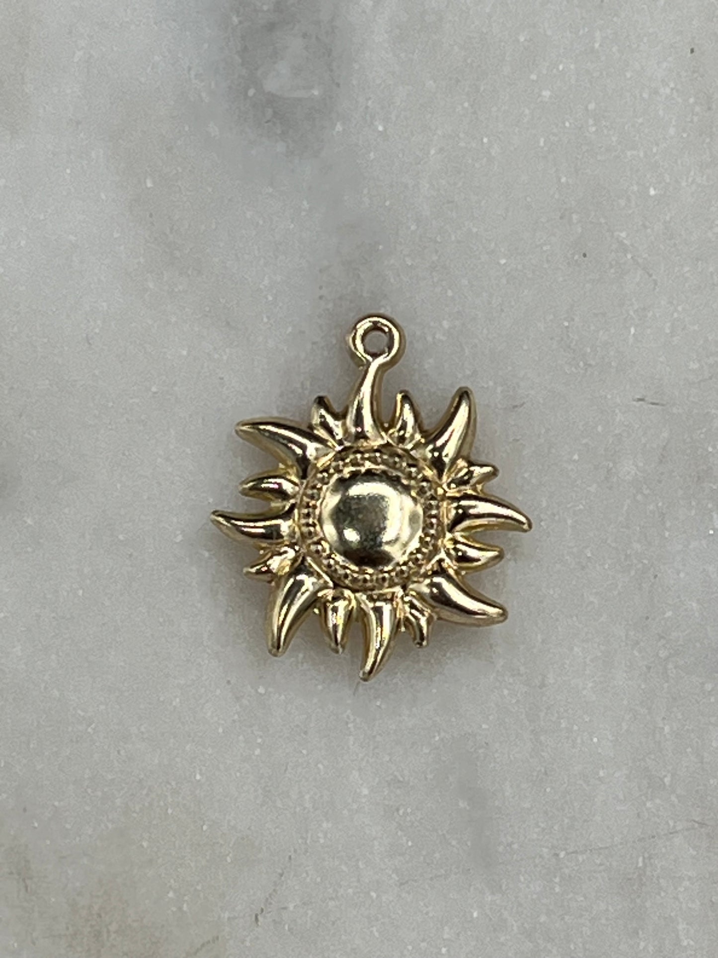Gold Sun Charm