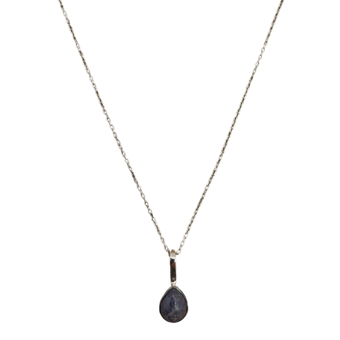Amelia Necklace-Matte Lapis