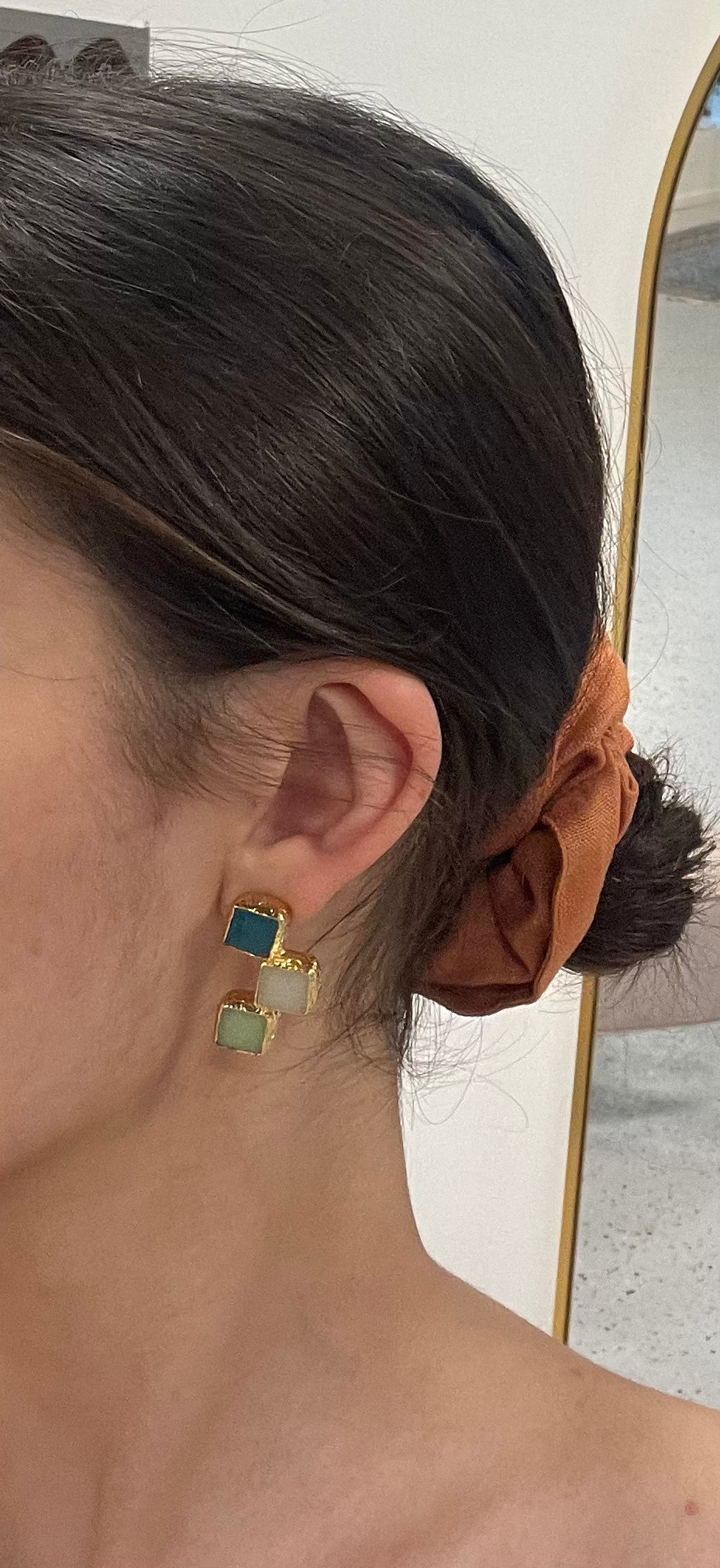 Tülin Agate Earrings