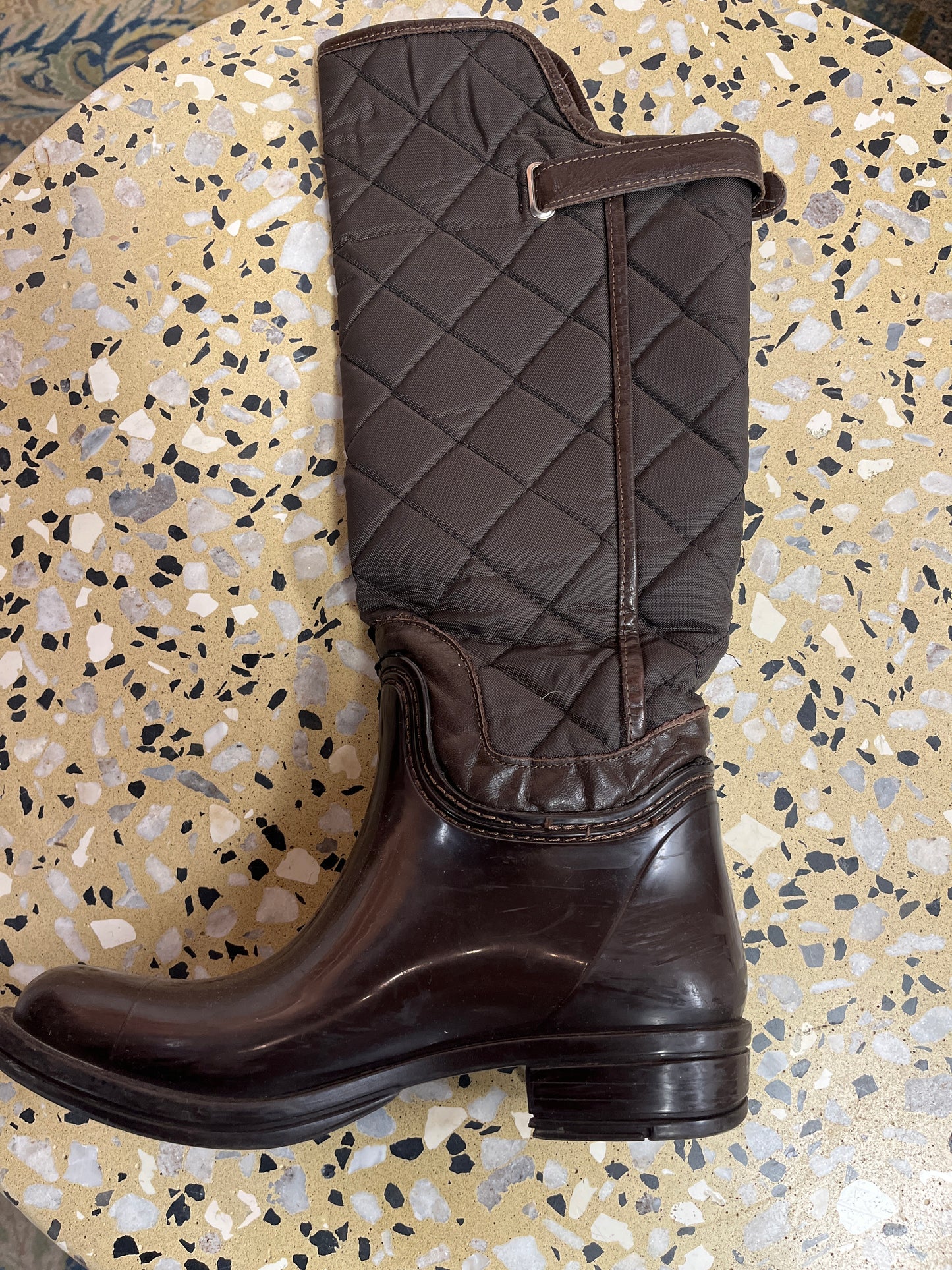 Brown Rain Boots