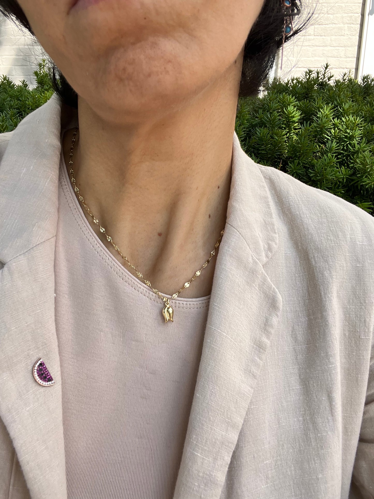 Sunburst Chain Necklace