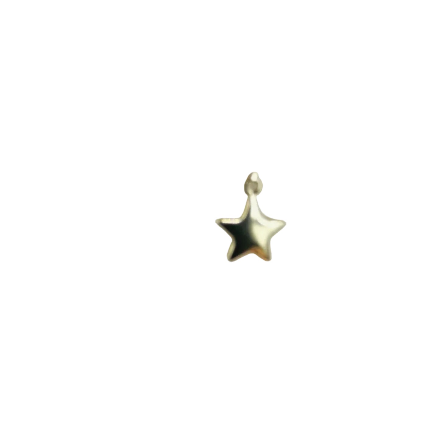 Gold Star Charm