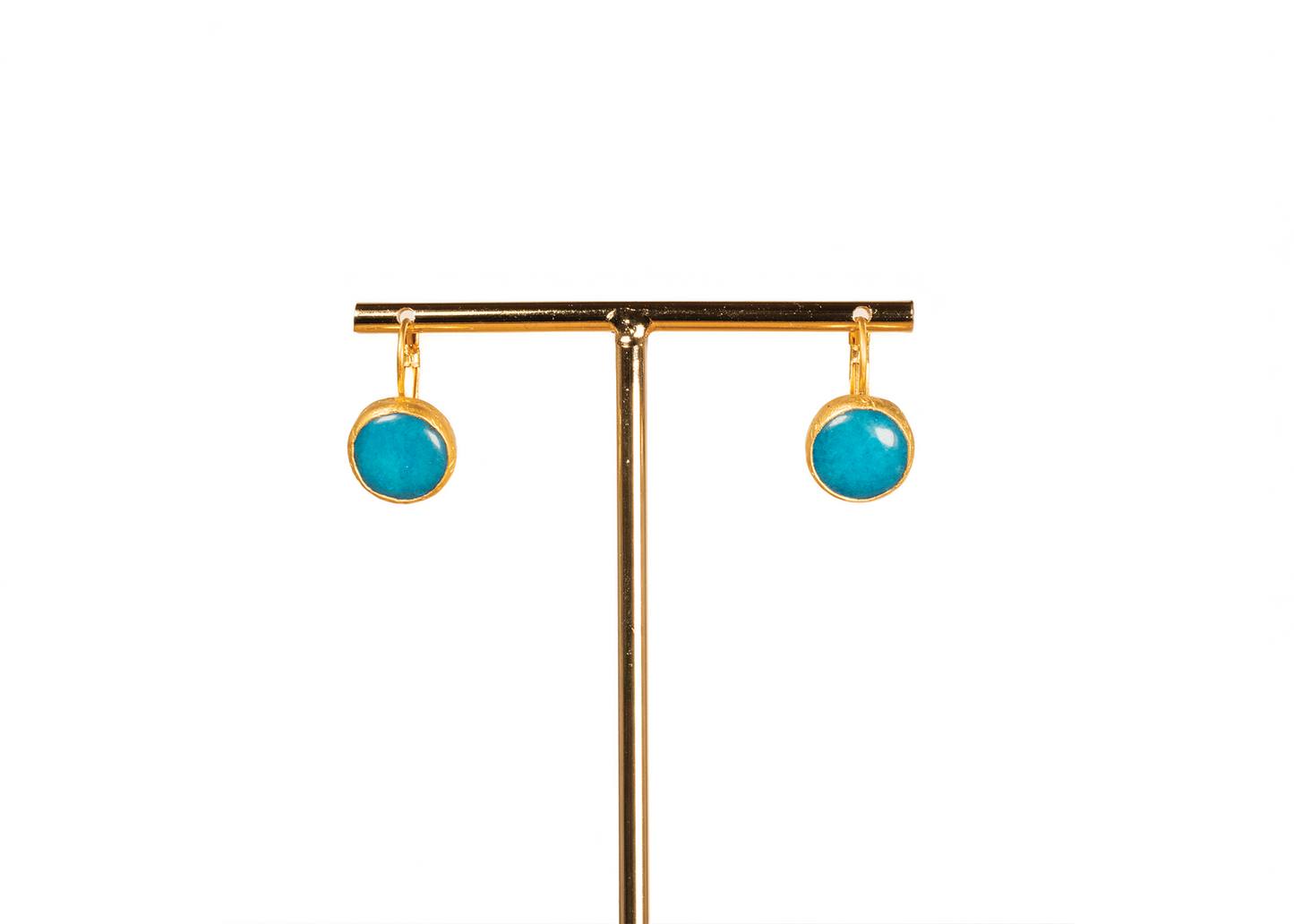 Agate French Clip Earrings- Small