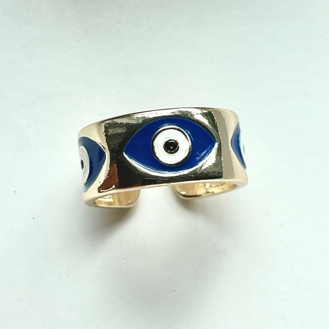 Delfin Evil Eye Ring