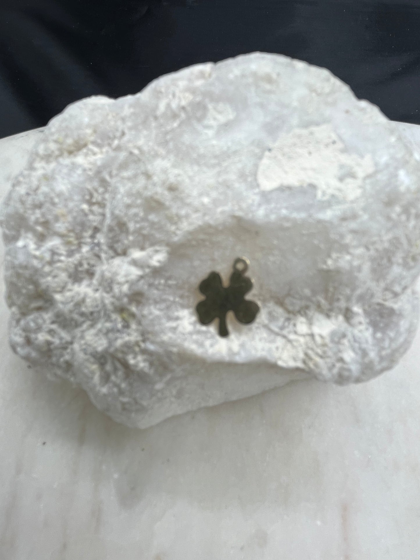 Gold Clover Charm