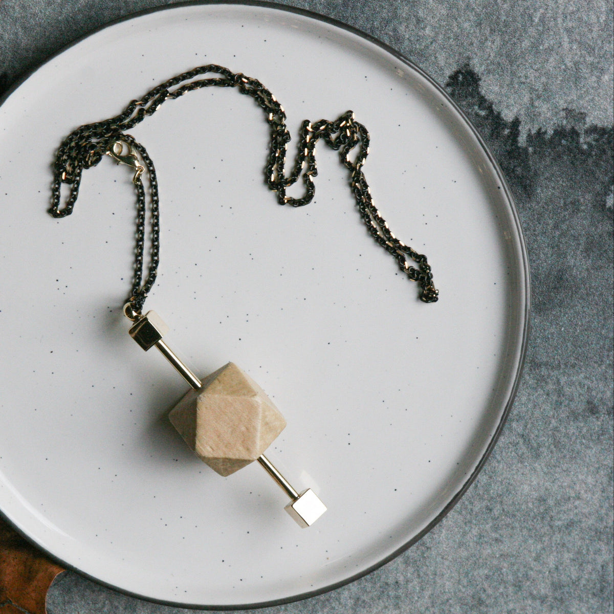 Siena Necklace- Wood Beads