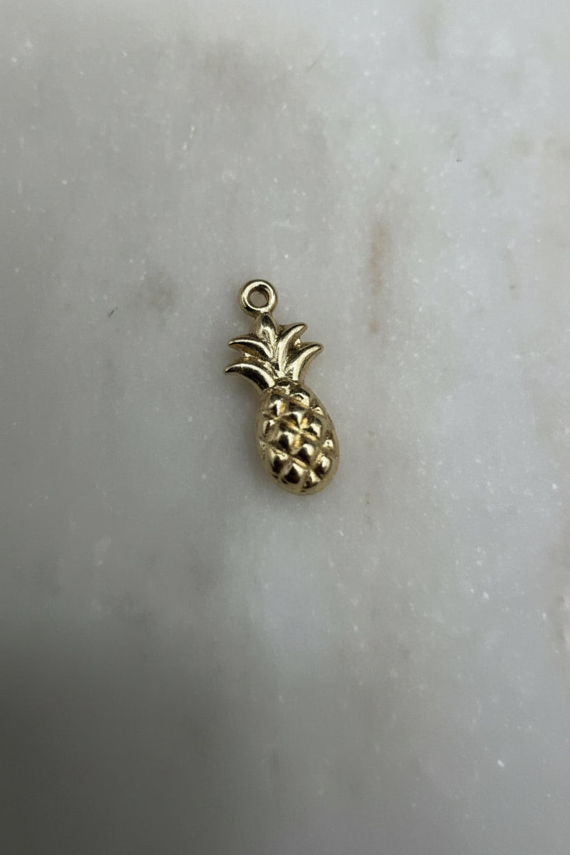 Gold Pineapple Charm