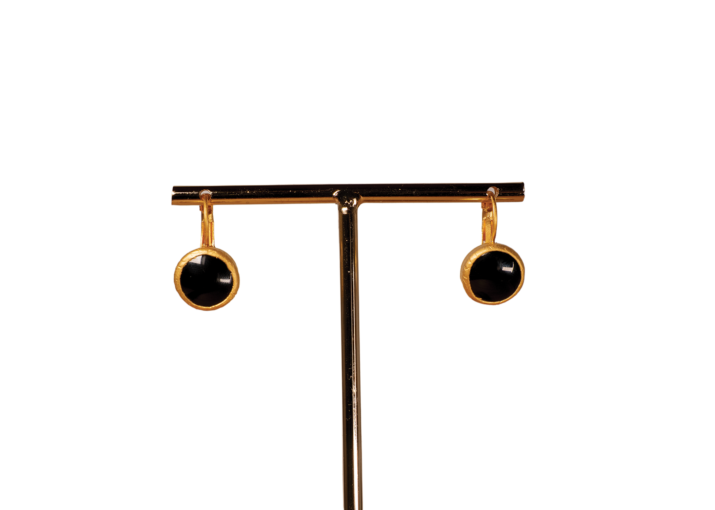 Agate French Clip Earrings- Small