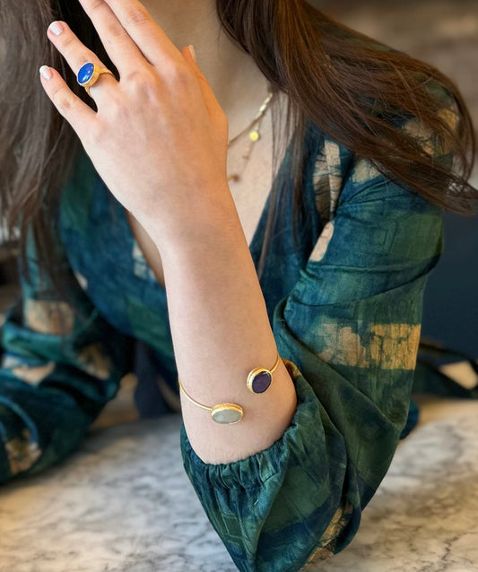 Luna Double Stone Cuff