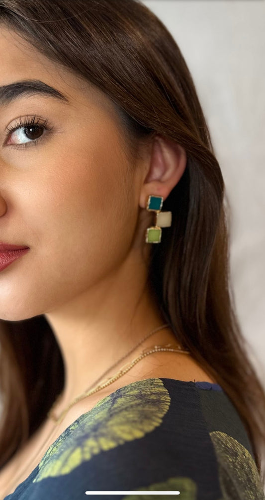 Tülin Agate Earrings