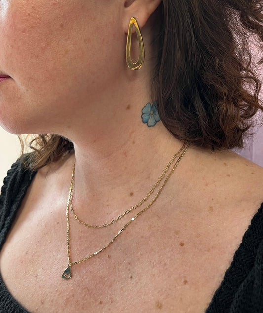 Paper Clip Chain Necklace