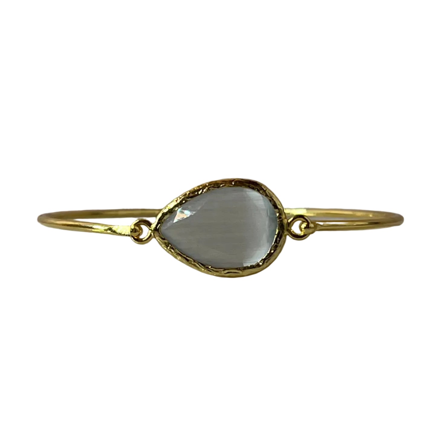 Cats Eye Tear Drop Bangle