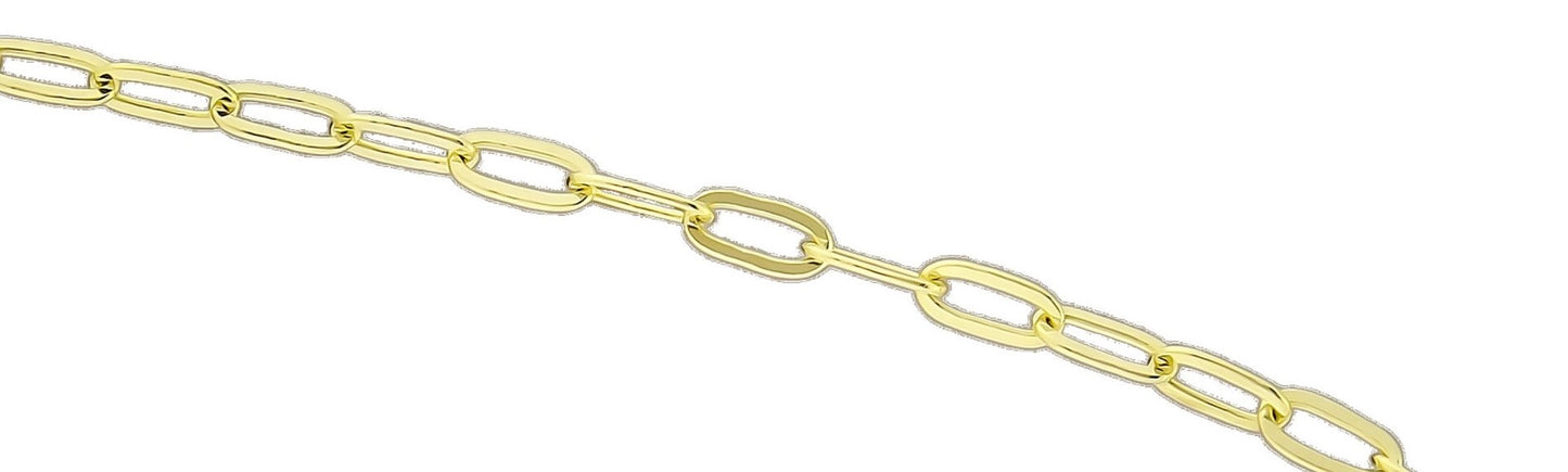Gold Paper Clip Chain RIng
