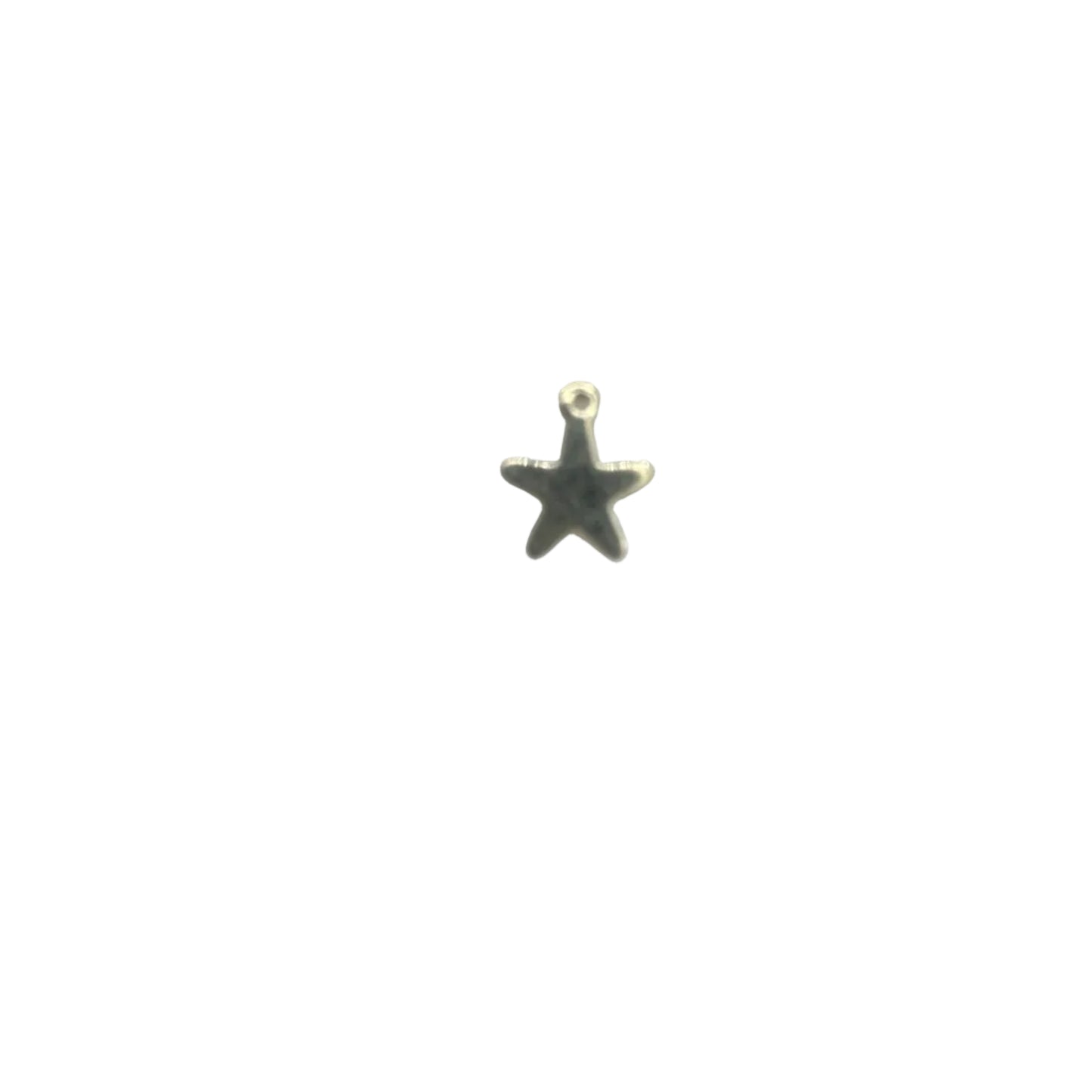 Gold Flat Star Charm