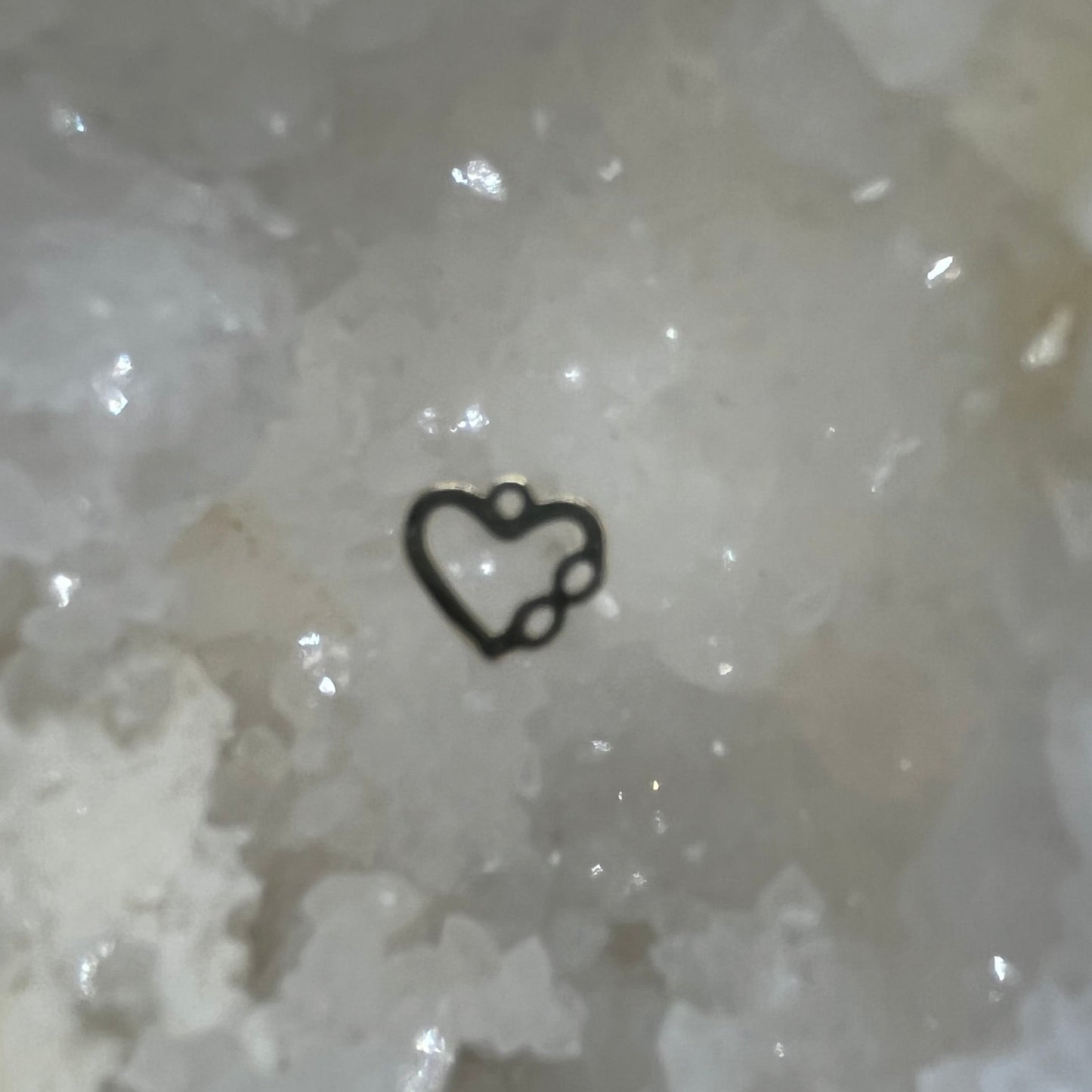 Gold Eternal Heart Charm