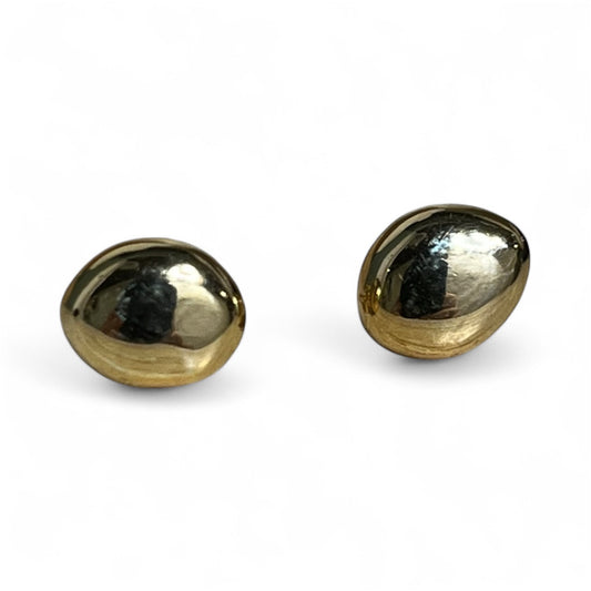 Silver Pebble Studs