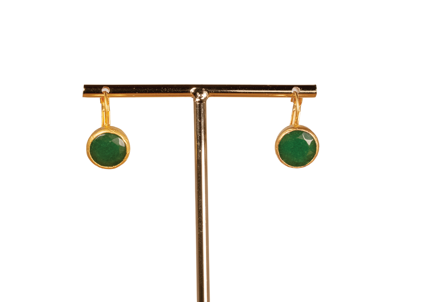 Agate French Clip Earrings- Small