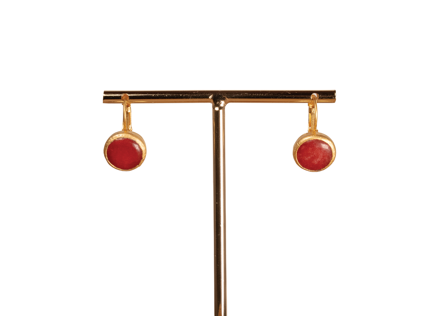 Agate French Clip Earrings- Small