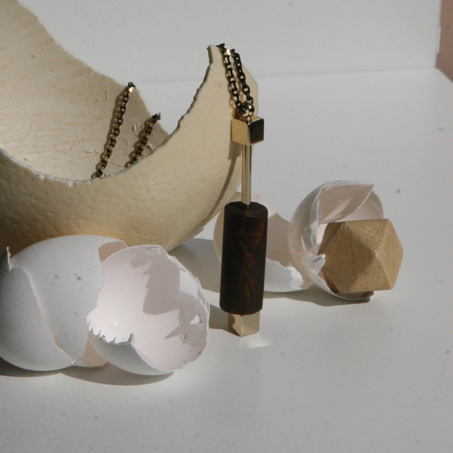 Siena Necklace- Wood Beads