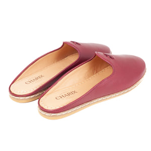 Bordeaux Mules - Women's - Charix Shoes