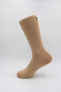 Beige Socks - Charix Shoes