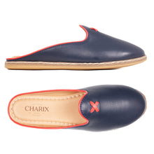 Load image into Gallery viewer, Dark Navy Mules - Women&#39;s - Charix Shoes