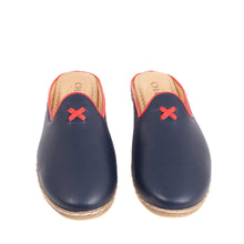 Load image into Gallery viewer, Dark Navy Mules - Women&#39;s - Charix Shoes