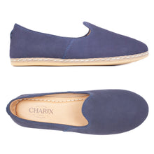 Load image into Gallery viewer, Navy Suede - Women&#39;s - Charix Shoes