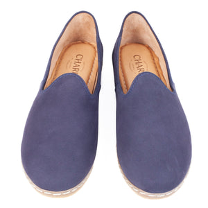 Navy Suede - Women's - Charix Shoes