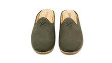Load image into Gallery viewer, Olive Suede Mules - Women&#39;s - Charix Shoes