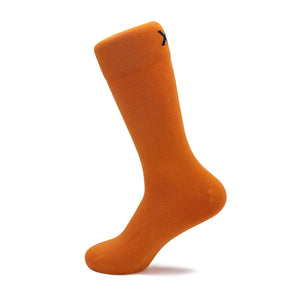 Orange Socks - Charix Shoes