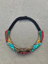 Load image into Gallery viewer, Handmade Bead Embroidery Necklace inspired by Cats of Istanbul